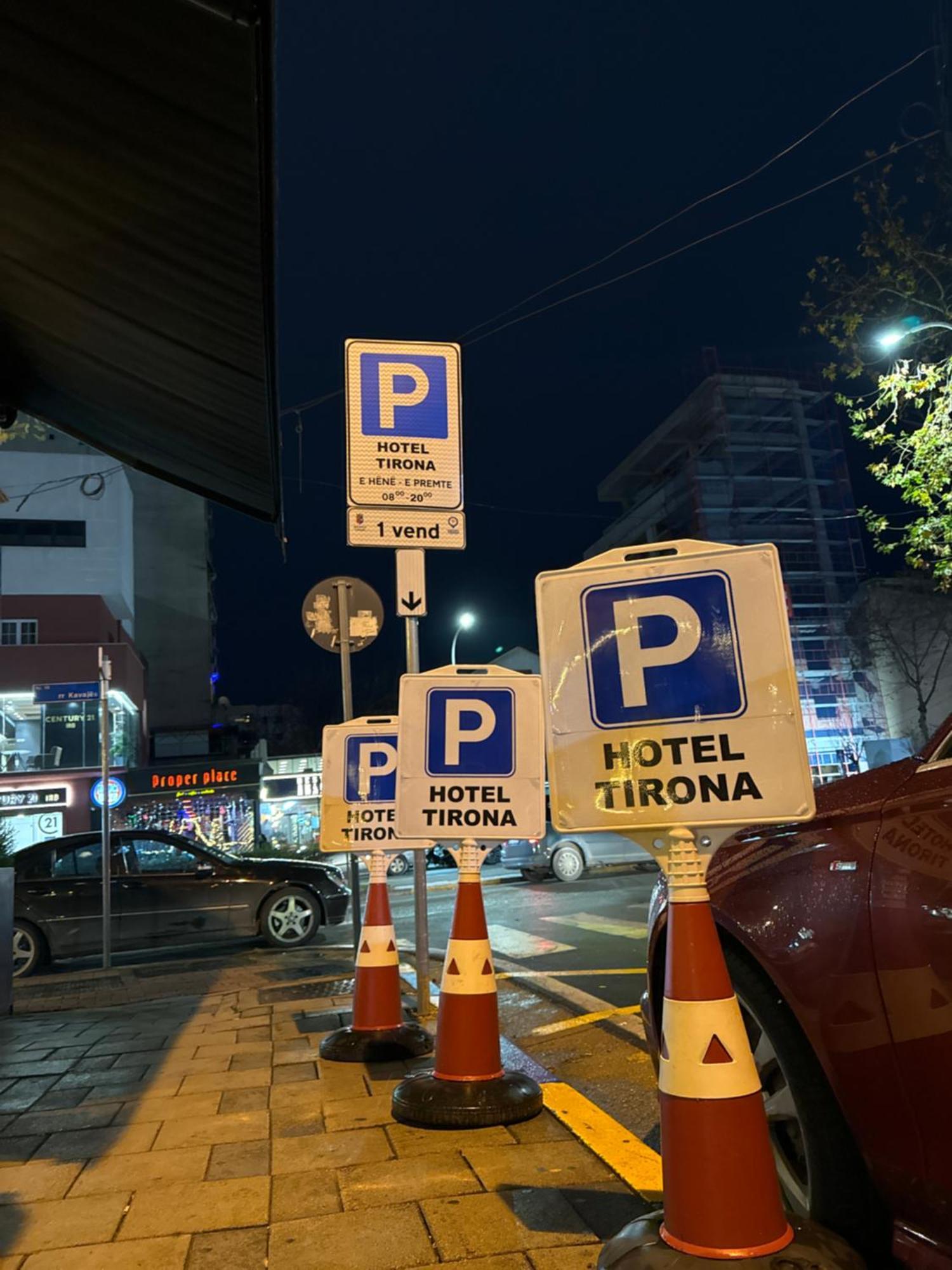 Hotel Tirona Tirana Bagian luar foto