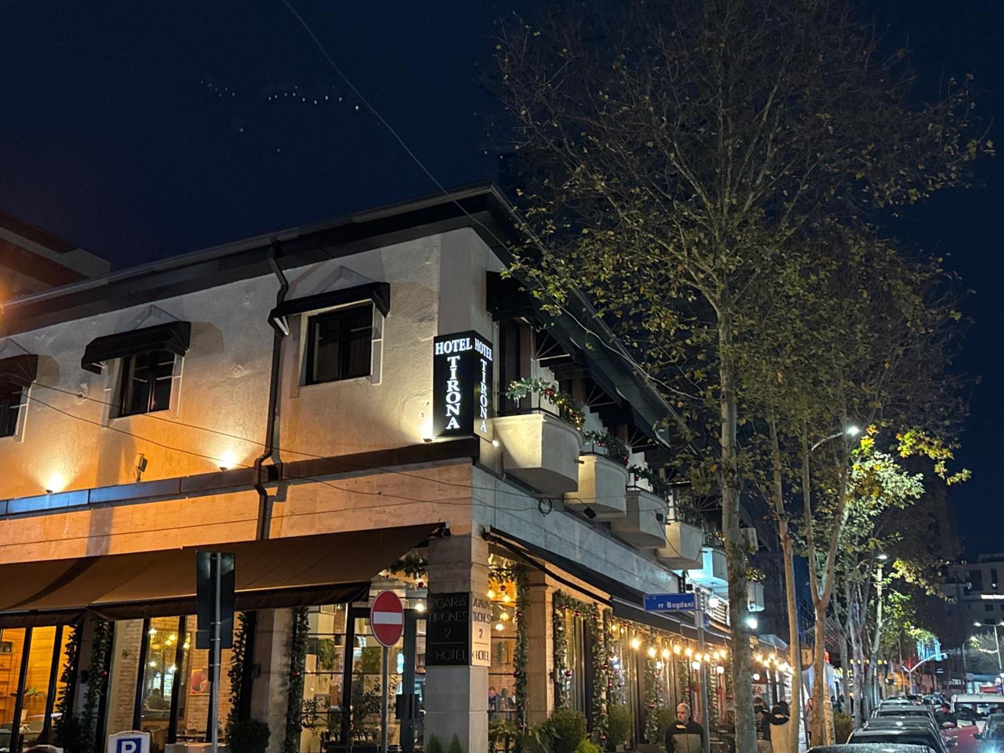 Hotel Tirona Tirana Bagian luar foto
